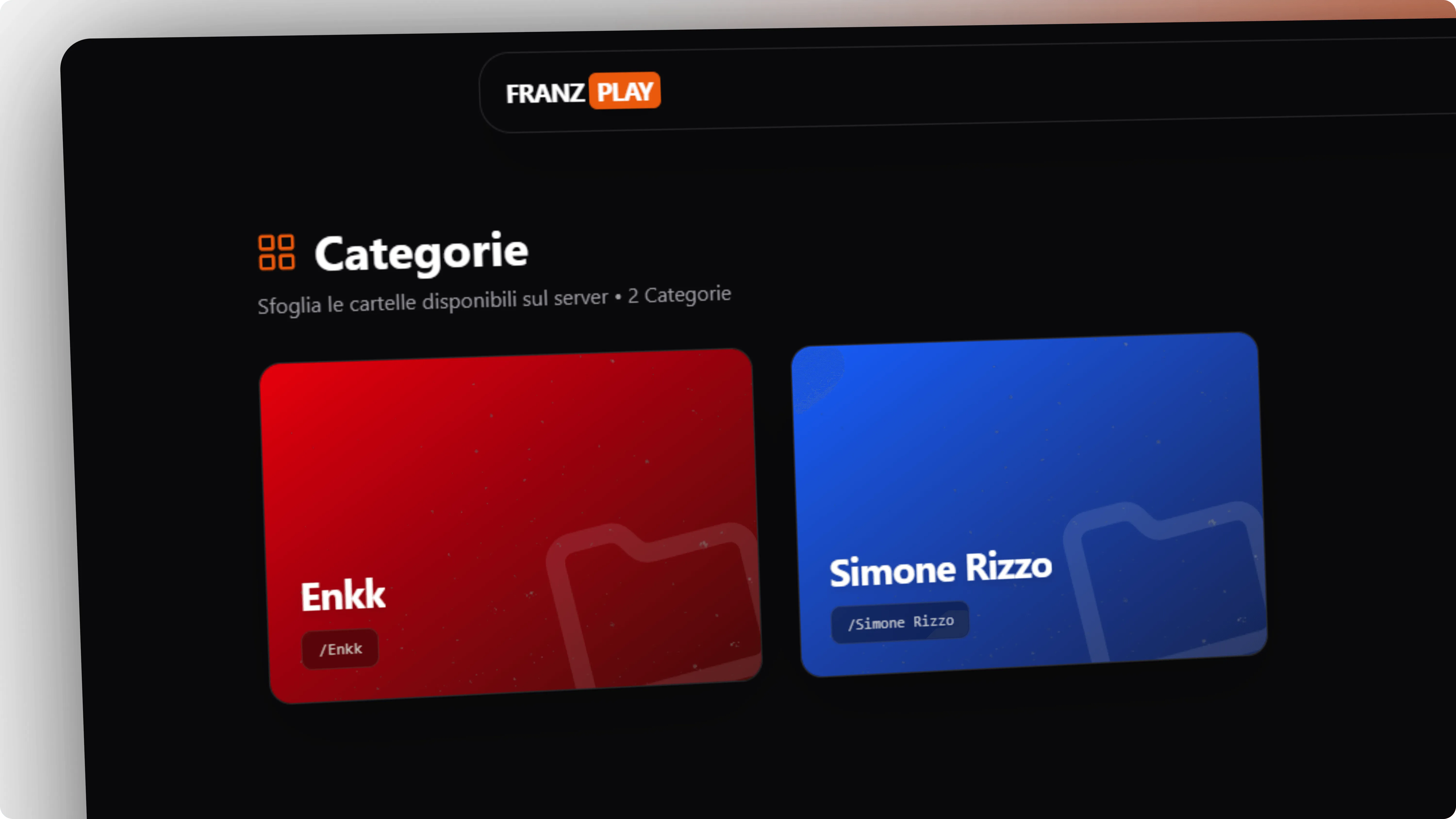 Esplorazione Categorie
